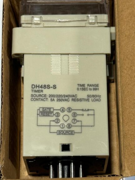 DH48S-S timer relay 200-240VAC 5A load