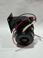 Pizza oven blower 3000 black rear view